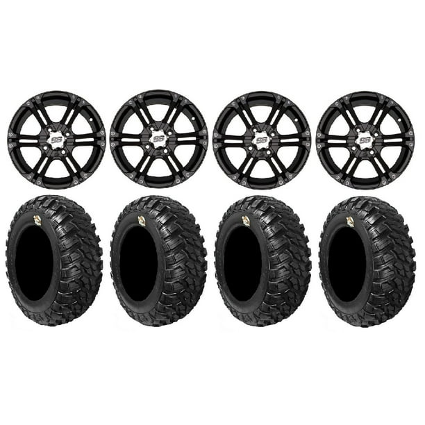 ITP SS212 Wheel 14x8 4//110 Machined w// Black 3+5 Yamaha YXZ 1000R SS 2017